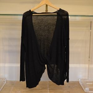Free People Backless Sweater Shirt